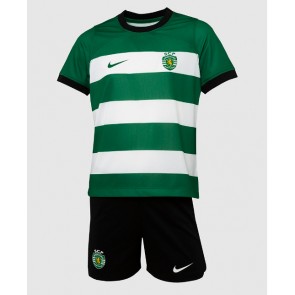 Sporting CP Domaci Dres za Dječji 2023-24 Kratak Rukavima (+ kratke hlače)